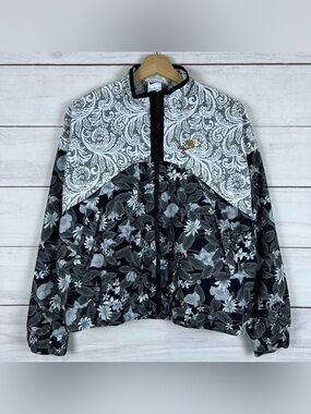 Nike Serena Williams Design Crew Woven Jacket Black/White Womens Medium DR6722